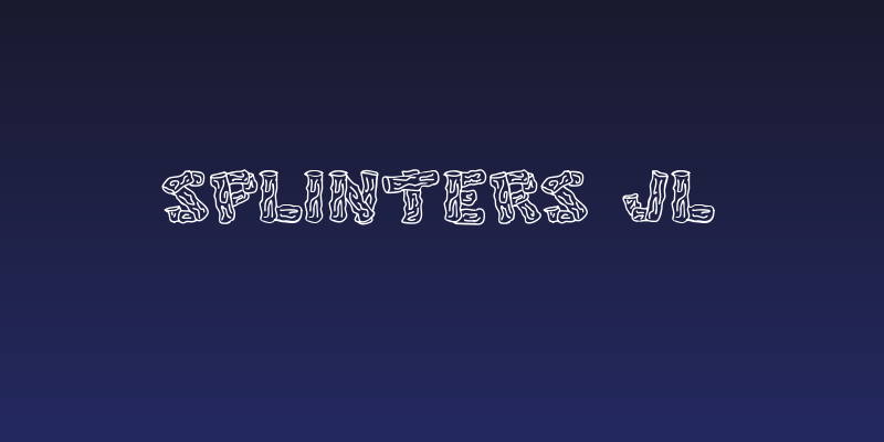 Splinters JL Social Header