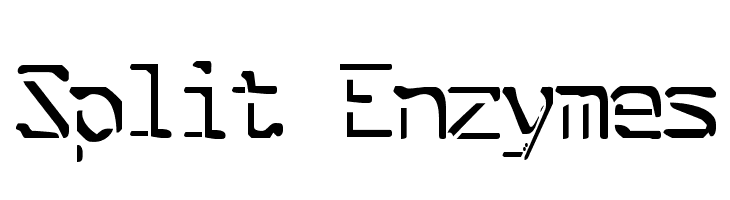 Split Enzymes  font caratteri gratis