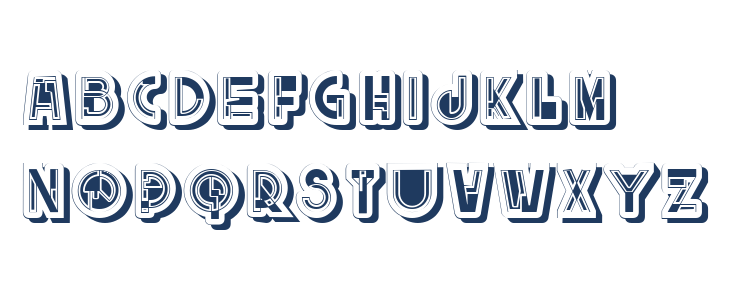 Split Filled Regular Lowercase