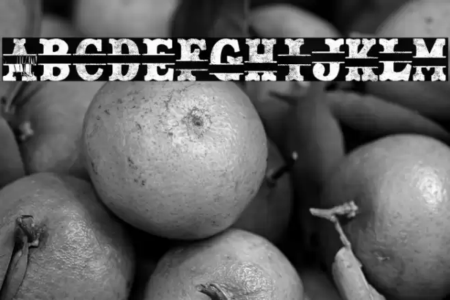 Split Letras Font examples