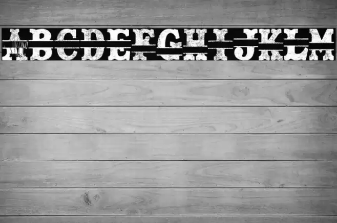 Split Letras Font examples