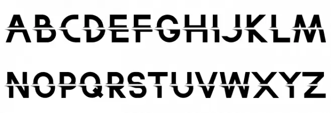 Split On Font Litere mari