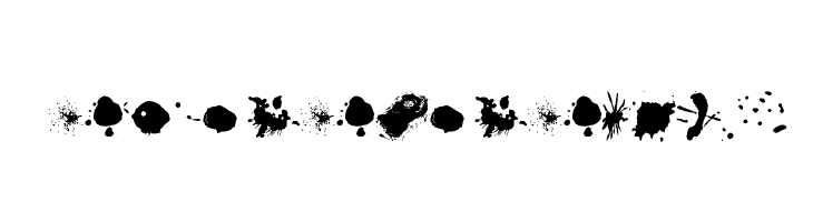Split splat splodge Font