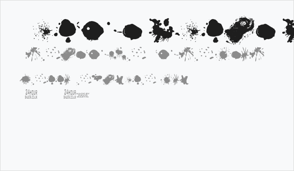 Split splat splodge Business Card