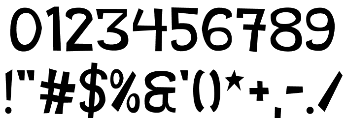 Splither normal Font OTHER CHARS