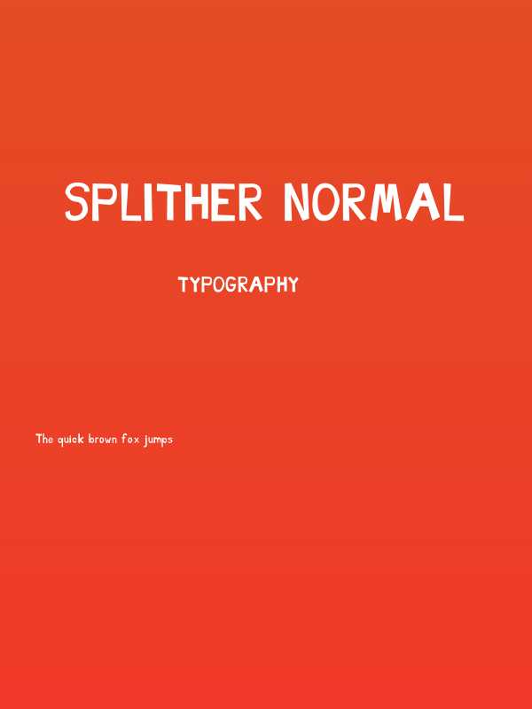 Splither normal Poster
