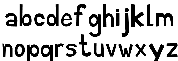 Splither normal Font LOWERCASE