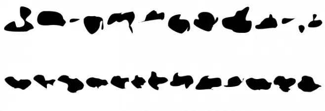 Splitter Schriftart Groß