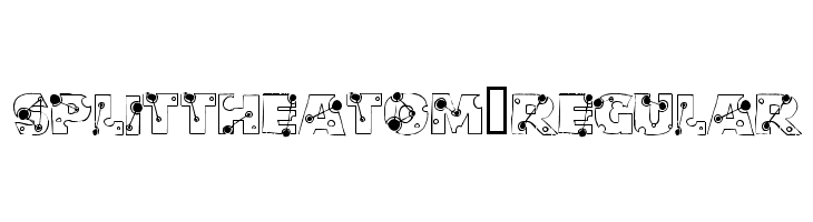 SplittheAtom-Regular Font