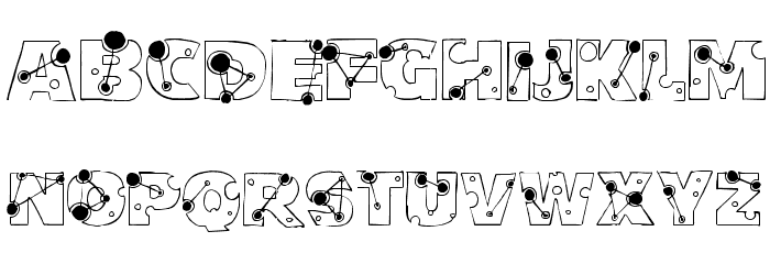 SplittheAtom-Regular Font LOWERCASE