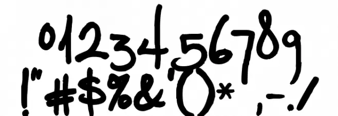 Splurge Bold Font OTHER CHARS