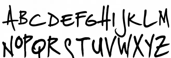 Splurge Schriftart Groß