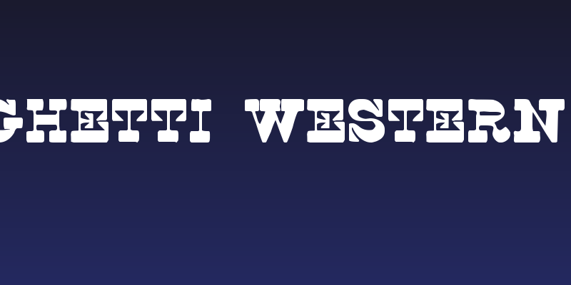 Spoghetti Western tfb Social Header