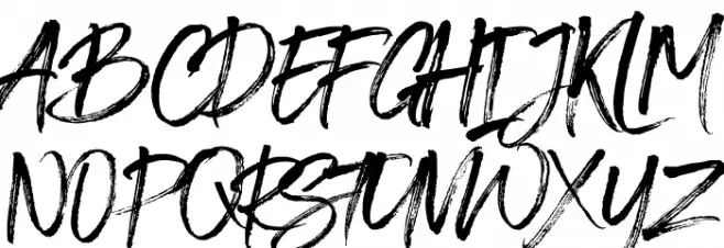 Spoiled Schriftart Groß