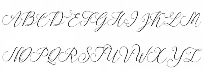 SpoiledGirl-Italic フォント 大文字