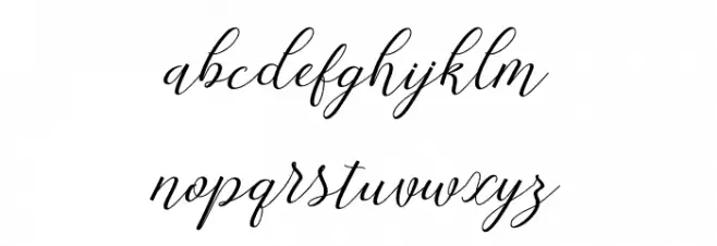 SpoiledGirl-Italic 字体 小写