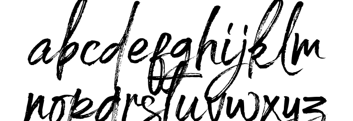 Spoiled Font LOWERCASE