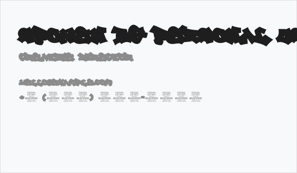 Spoken BG PERSONAL USE ONLY Business Card