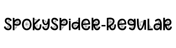 SpokySpider-Regular  les polices de caractères gratuit tlcharger