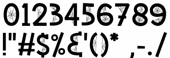 SpokySpider-Regular Polices AUTRES CHARS