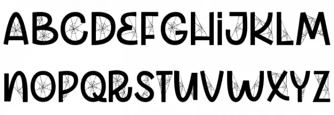 SpokySpider-Regular Schriftart Groß