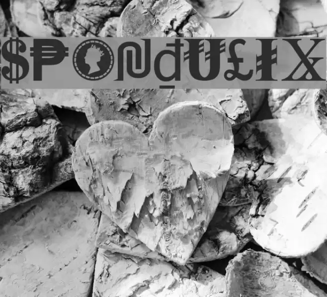 Spondulix Font examples