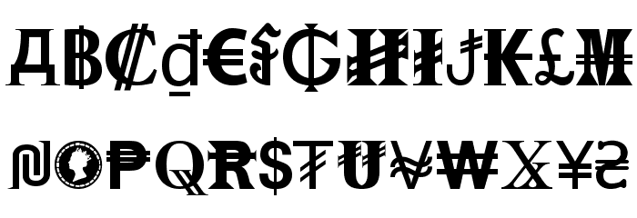 Spondulix Font LOWERCASE