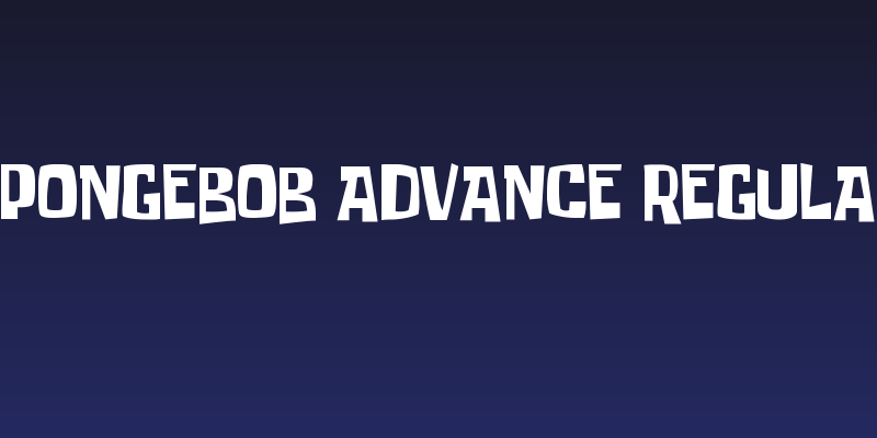 SpongeBob Advance Regular Social Header