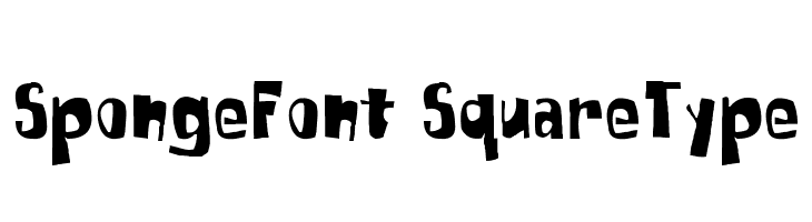 SpongeFont SquareType 