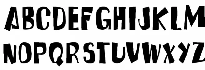 SpongeFont SquareType Font Litere mari