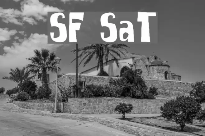 SpongeFont SquareType Fonte examples