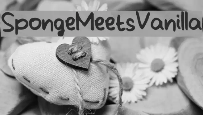 SpongeMeetsVanilla Font examples