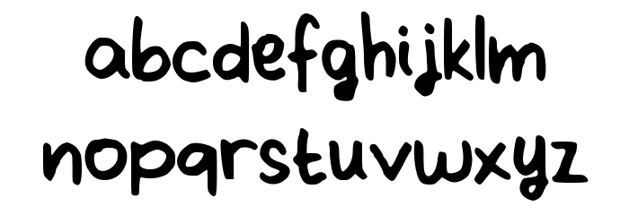 SpongeMeetsVanilla Font LOWERCASE