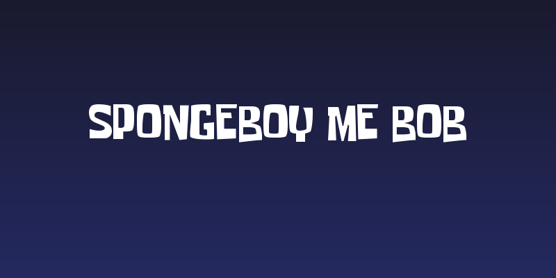 Spongeboy Me Bob Social Header