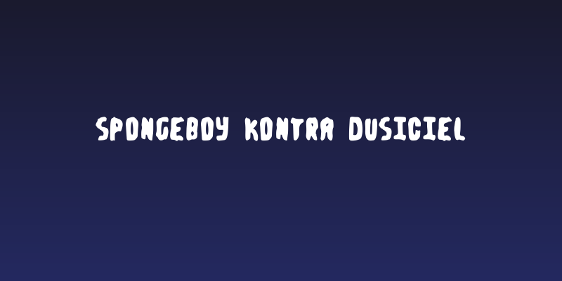 Spongeboy kontra Dusiciel Social Header