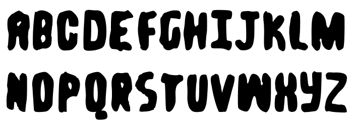 Spongeboy kontra Dusiciel Font LOWERCASE