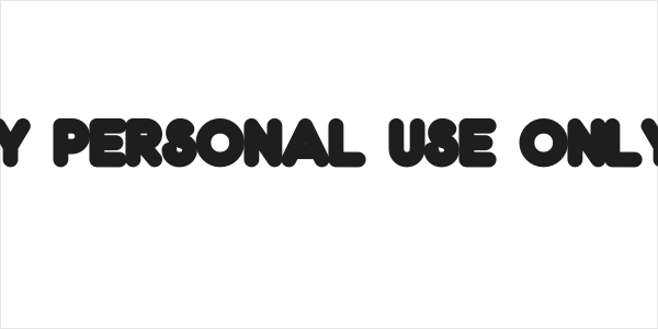 Spongy PERSONAL USE ONLY Bold Logo