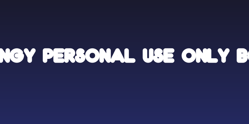 Spongy PERSONAL USE ONLY Bold Social Header
