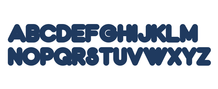 Spongy PERSONAL USE ONLY Bold Lowercase