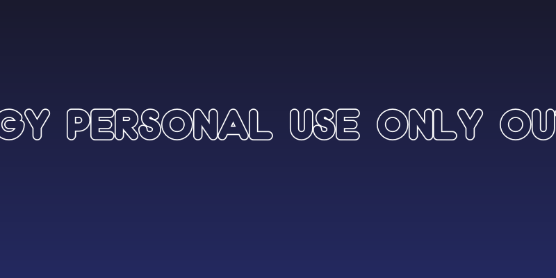 Spongy PERSONAL USE ONLY Outline Social Header