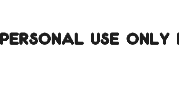 Spongy PERSONAL USE ONLY Regular Logo