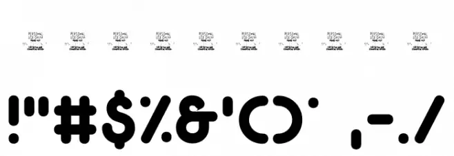 Spongy PERSONAL USE ONLY Thin Font OTHER CHARS