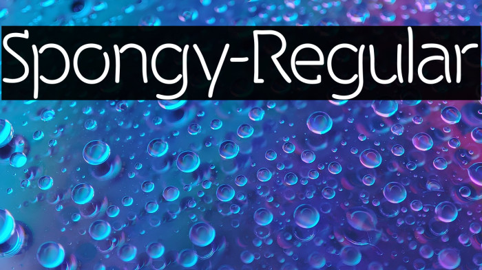 Spongy-Regular Example 3