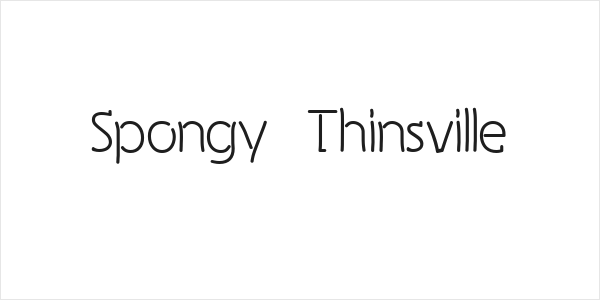 Spongy Thinsville Logo