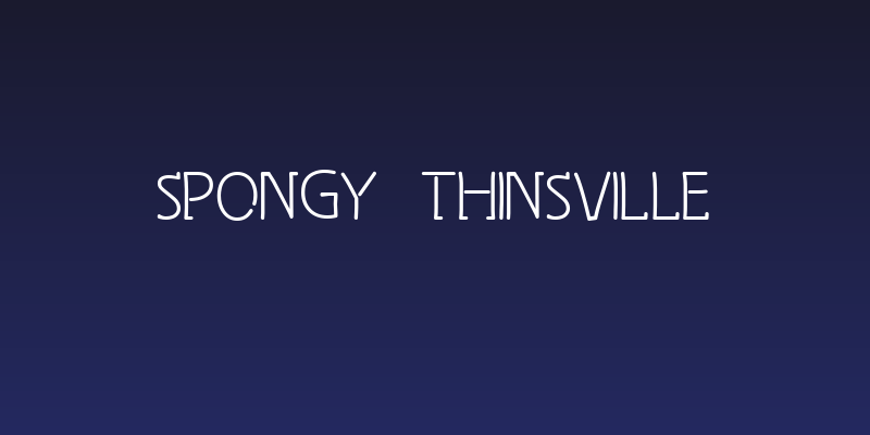 Spongy Thinsville Social Header