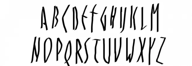 SpontanoCondenso Шрифта ВЕРХНИЙ