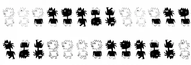 Spontcomic Caratteri MINUSCOLO