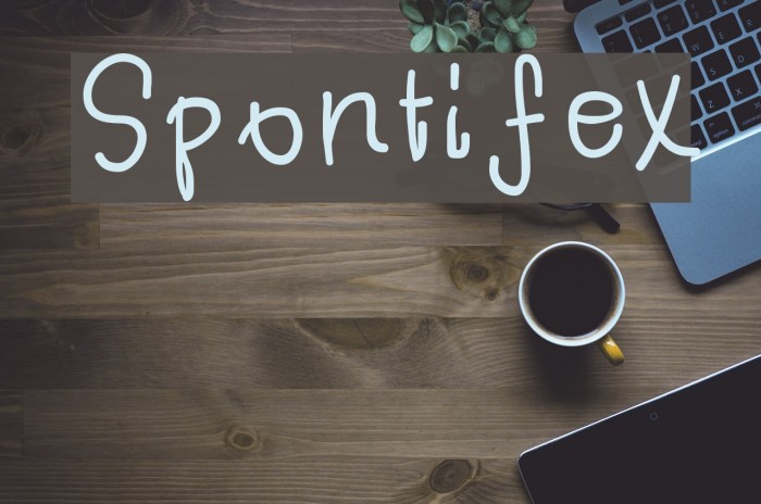 Spontifex Font examples