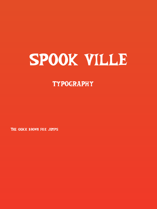 Spook Ville Poster