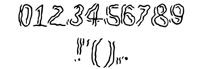 Spook Font OTHER CHARS